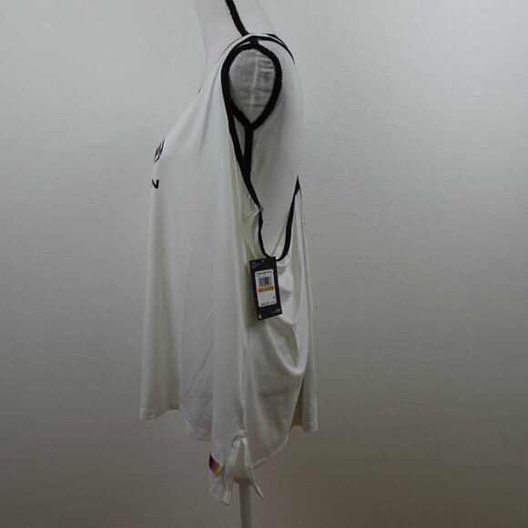 Under Armour Tank Top Women's Size 3X White Racerback Gym Workout United We Win - Picture 6 of 10